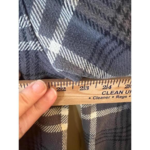 Woolrich Plaid Long Sleeve Button Up Shacket Chest Pockets Mens Large - Picture 8 of 9